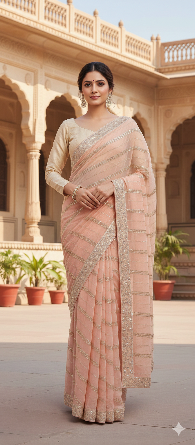 SAREE EMBROIDED
